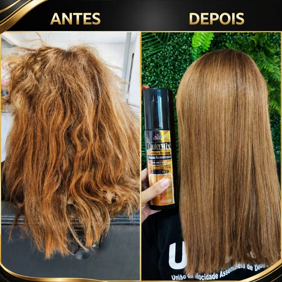 Antes e depois CauterMix
