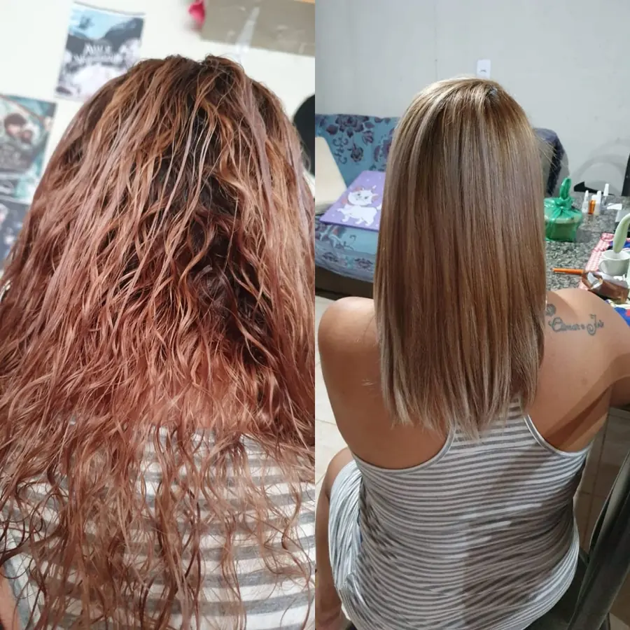 Antes e depois CauterMix