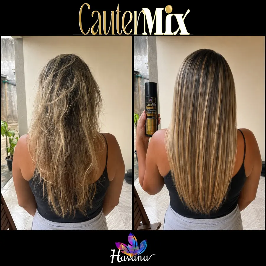 Antes e depois CauterMix
