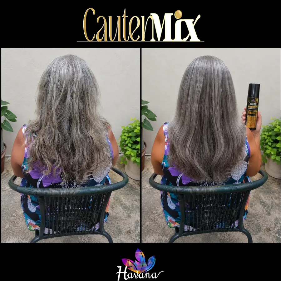 Antes e depois CauterMix