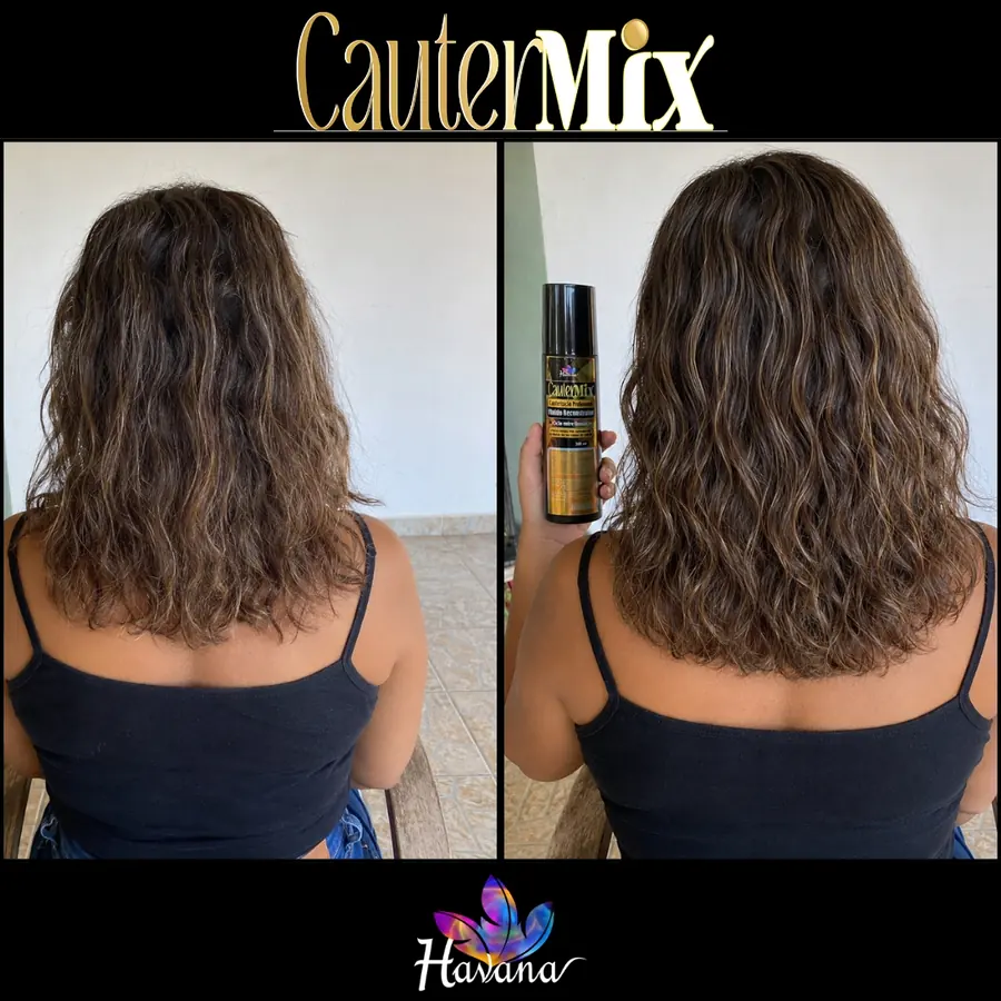 Antes e depois CauterMix